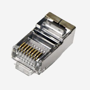 Conector RJ45 CAT 5 de metal, compra por bolsa de 25 unidades