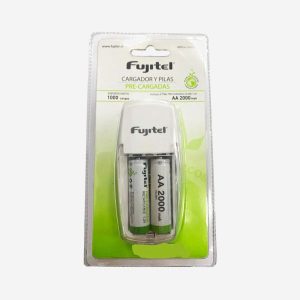 Cargador De Pilas Recargables Fujitel (Sin Pilas)