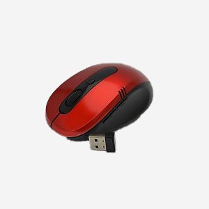 Wireless 2.4 mouse inalambrico DM rojo